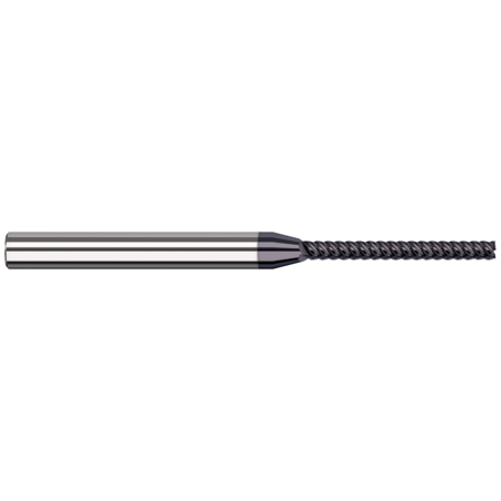 HARVEY TOOL End Mill for Medium Alloy Steels - Square, 0.0930" (3/32), Length of Cut: 0.9500" 882493-C6